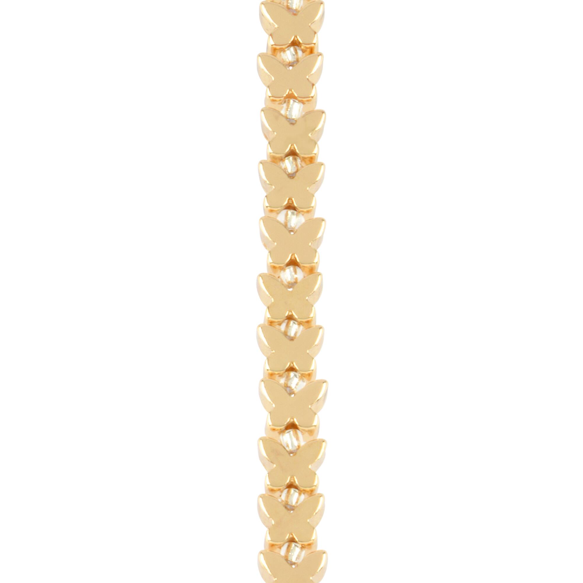 Gold Butterfly Beads, 6mm by Bead Landing™